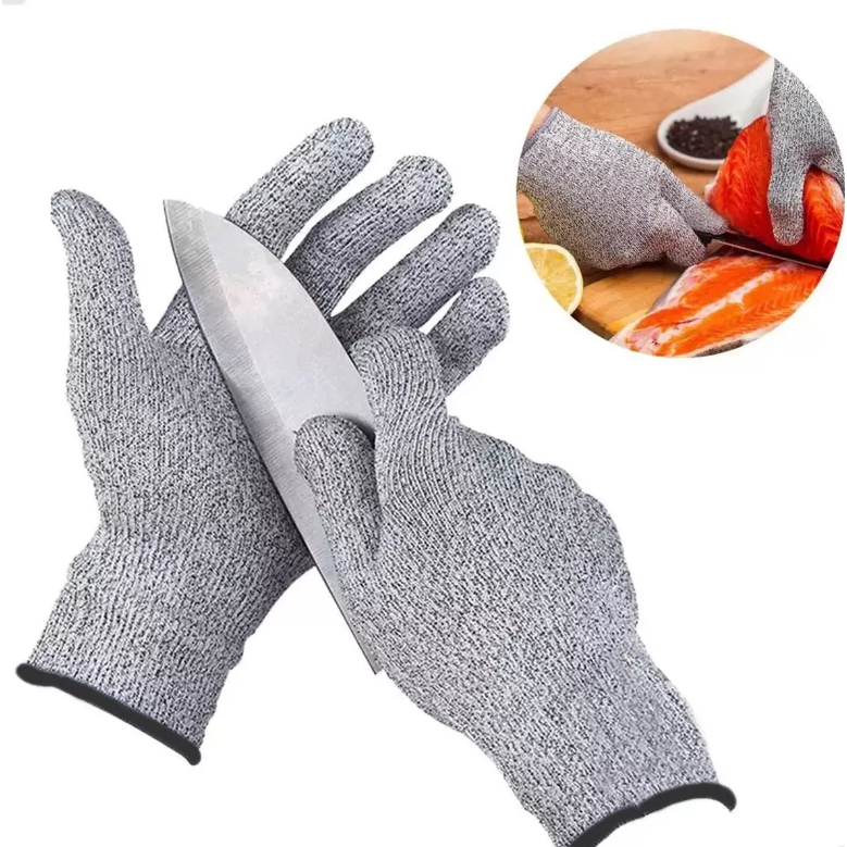 Par de Luvas Anticorte Profissional HPPE –Alta Resistência em Oferta na Shopee