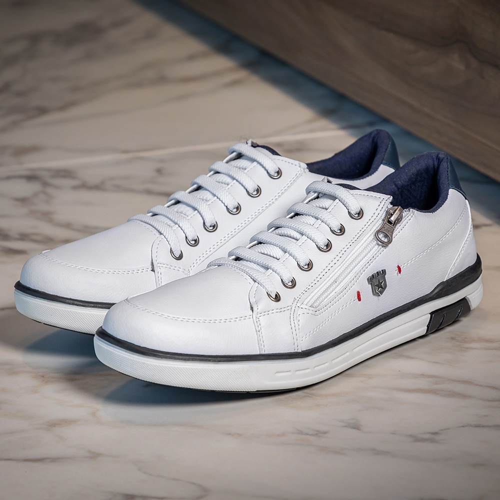 Sapatenis Masculino Casual Laboshoes Tamanho Especial  Calce Fácil Confortável Branco Azul Preto Marrom em Oferta na Shopee