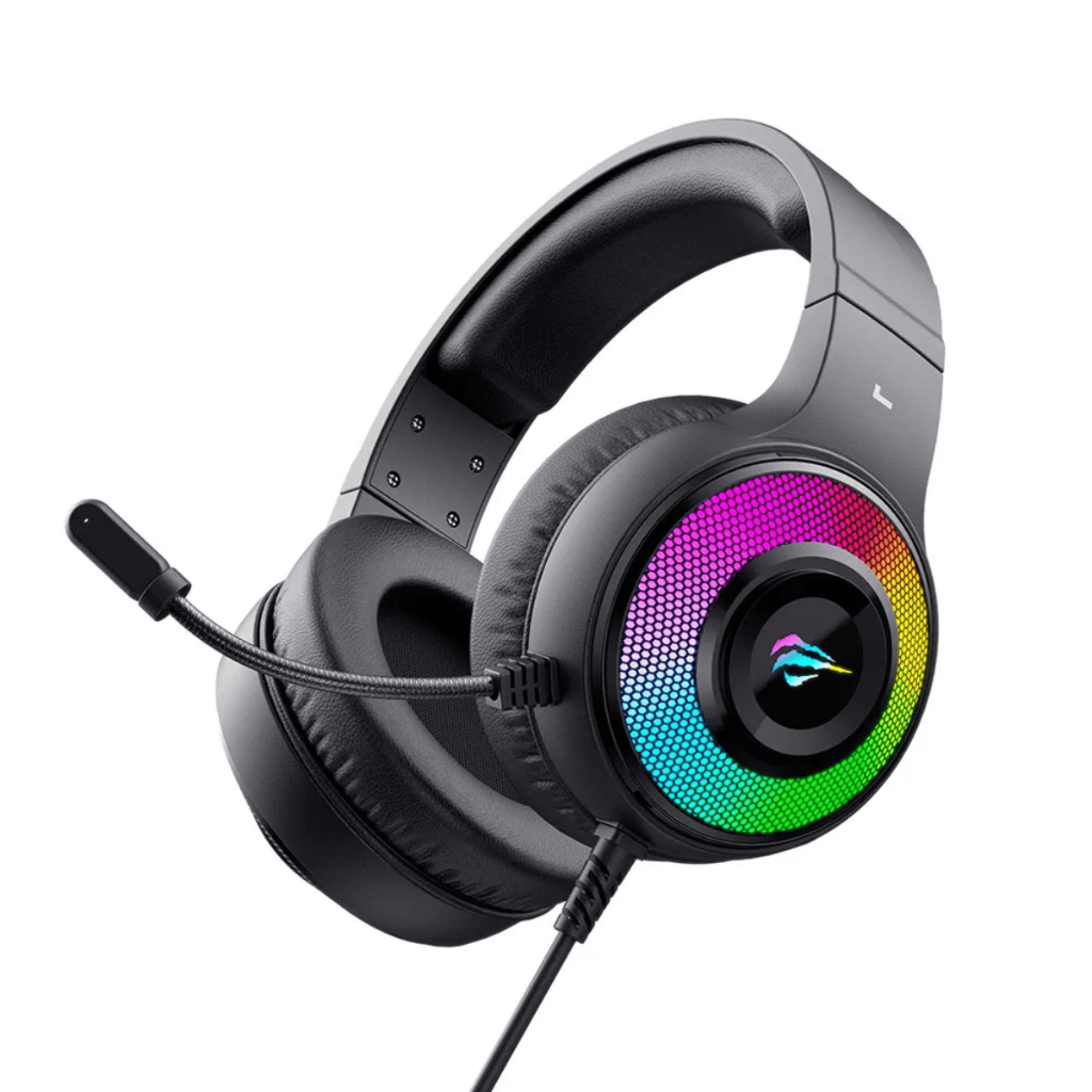 Fone Headset Gamer LED RGB Microfone P2 50mm Havit Profissional Gamenote para Pc Vídeo Game