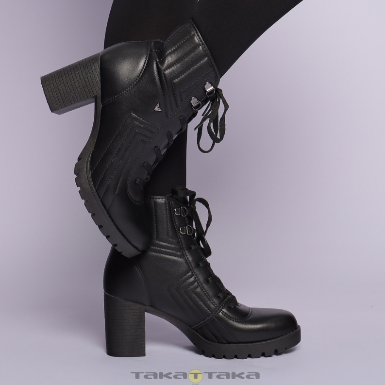 Bota Cano Curto Feminino Mississipi Salto Grosso Alto Bloco Confortável Macia em Oferta na Shopee