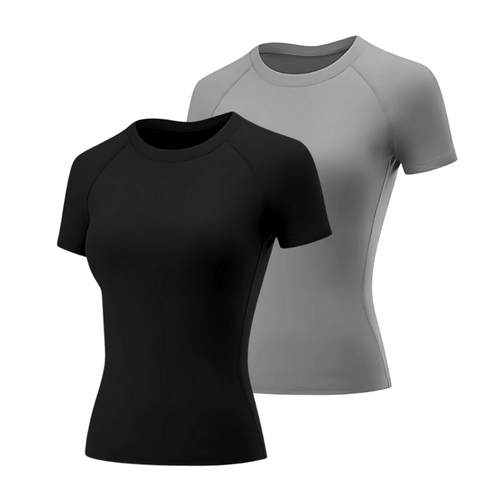 Kit 2 Camisetas Dry Fit Femininas Academia Treino Blusas