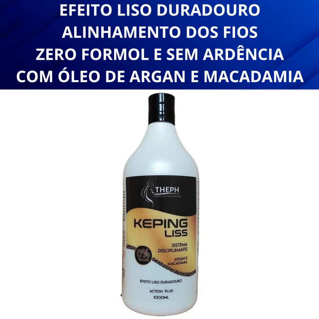 Selagem Capilar Sem Formol Liss Coco e OLiva Selante Térmico