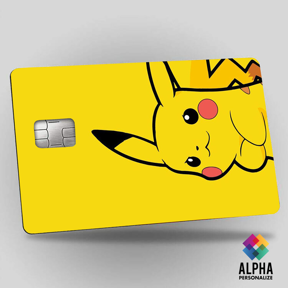 Adesivo Para Cartão de Credito Pikachu Personalizado Skin Adesiva Cartão em Oferta na Shopee
