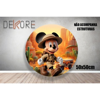Painel Mickey Safari Veste Fácil em Oferta na Shopee