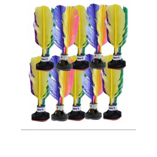 Kit Com 25 Petecas Grandes Coloridas em Oferta na Shopee