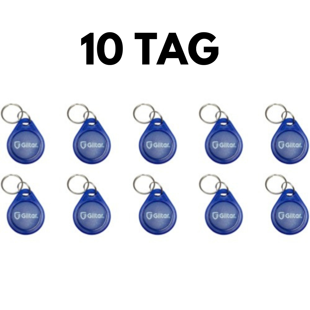 Kit 10 Chaveiro Tag Proximidade RFID 125KHZ TH - Compatível com Controle de Acesso - Giltar em Oferta na Shopee