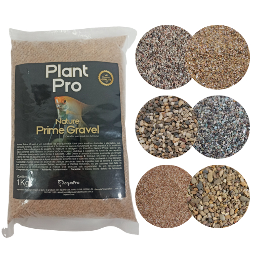 Substrato Profissional PlantPro Cascalho para aquário Plantado - Artigos para aquário