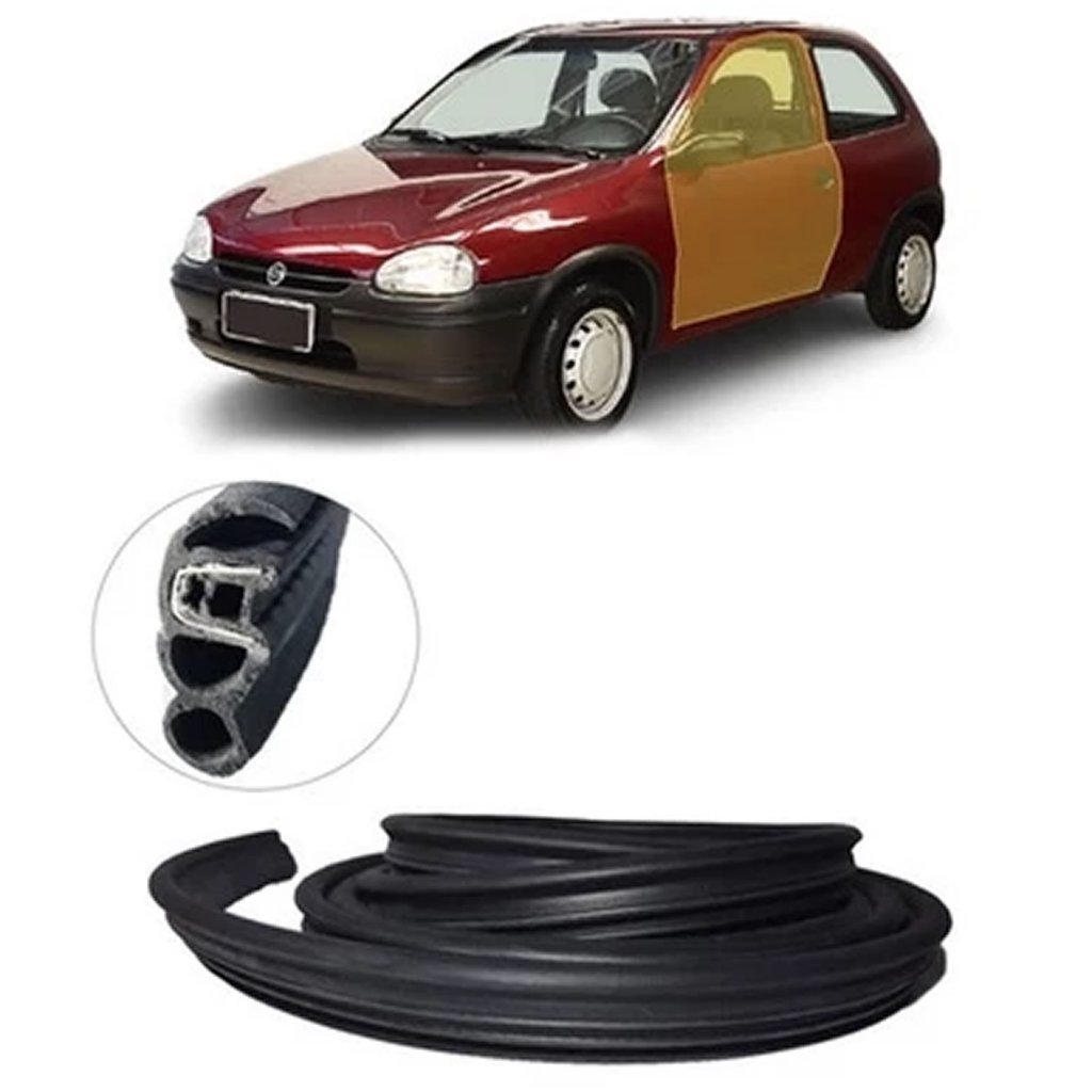 Borracha Vedação Porta Corsa Sedan Hatch Waggon Classic Wind 1994 A 2012