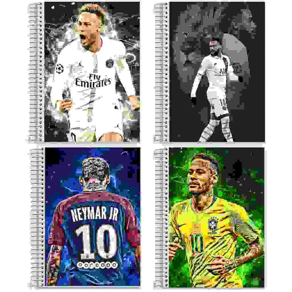 Kit Adesivos para Personalizar a frente do caderno Futebol Neymar 12 Adesivos em Oferta na Shopee