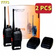 Kit 2 4 6 caixa Rádio Comunicador Walk Talk Baofeng 777s com 16 Canais Alcance de 5 - 12 Km 4 Duas Pçs