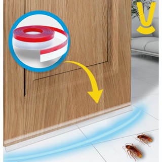 Veda Porta E Portão 4 Cm Altura 3 METROS Evita Insetos BICHO BARATAS JANELA Poeira COR TRANSPARENTE em Oferta na Shopee