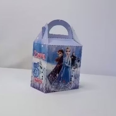 Lembrancinha Personalizada Caixa Mala, Frozen, Princesa, Jardim, Circo Rosa, Fundo do Mar, Fazendinha