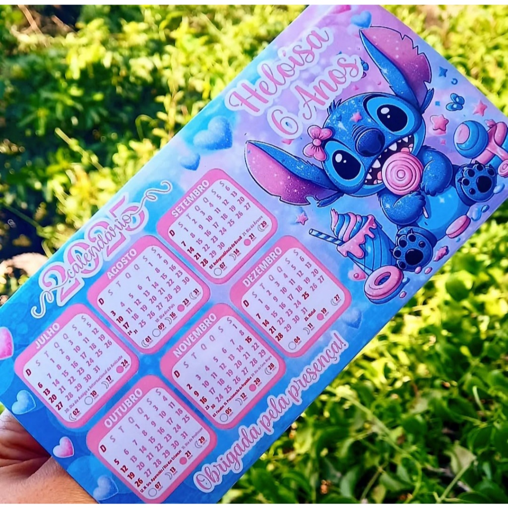 Calendários de mesa personalizados - Personalizados festa - Centro de mesa lembrancinhas em Oferta na Shopee