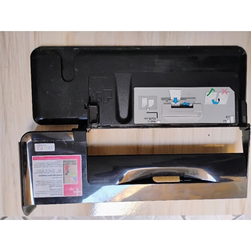 bandeja saída papel impressora Hp c4480 falta última parte tranparente