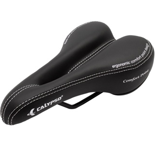 Banco Selim Bike Calypso Comfort Point Conforto Lazer 260x158mm Preto em Oferta na Shopee