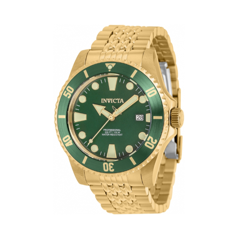 Relogio masculino Invicta Pro Diver automatico dourado exclusivo