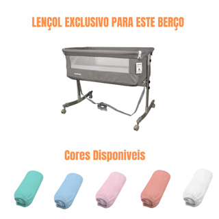 Lençol Avulso Para Mini Berço Moisés Co-bed Kababy 100% Algodão em Oferta na Shopee