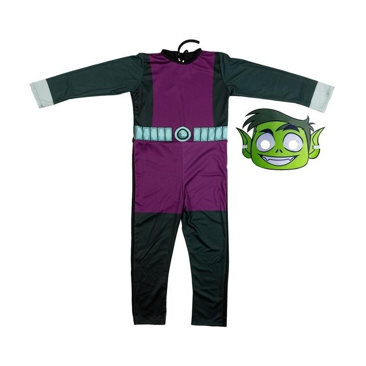 Fantasia Mutano Infantil Jovens Titãs Longa Com Máscara em Oferta na Shopee