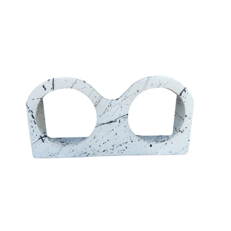 Régua pra 2 cornetas pintura simples suporte para driver até 405 em mdf 15mm