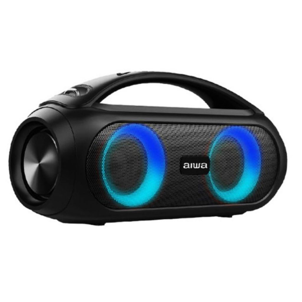 Caixa de Som Speaker Aiwa 20 watts RMS com Bluetooth Rádio FM Auxiliar USB - Preto