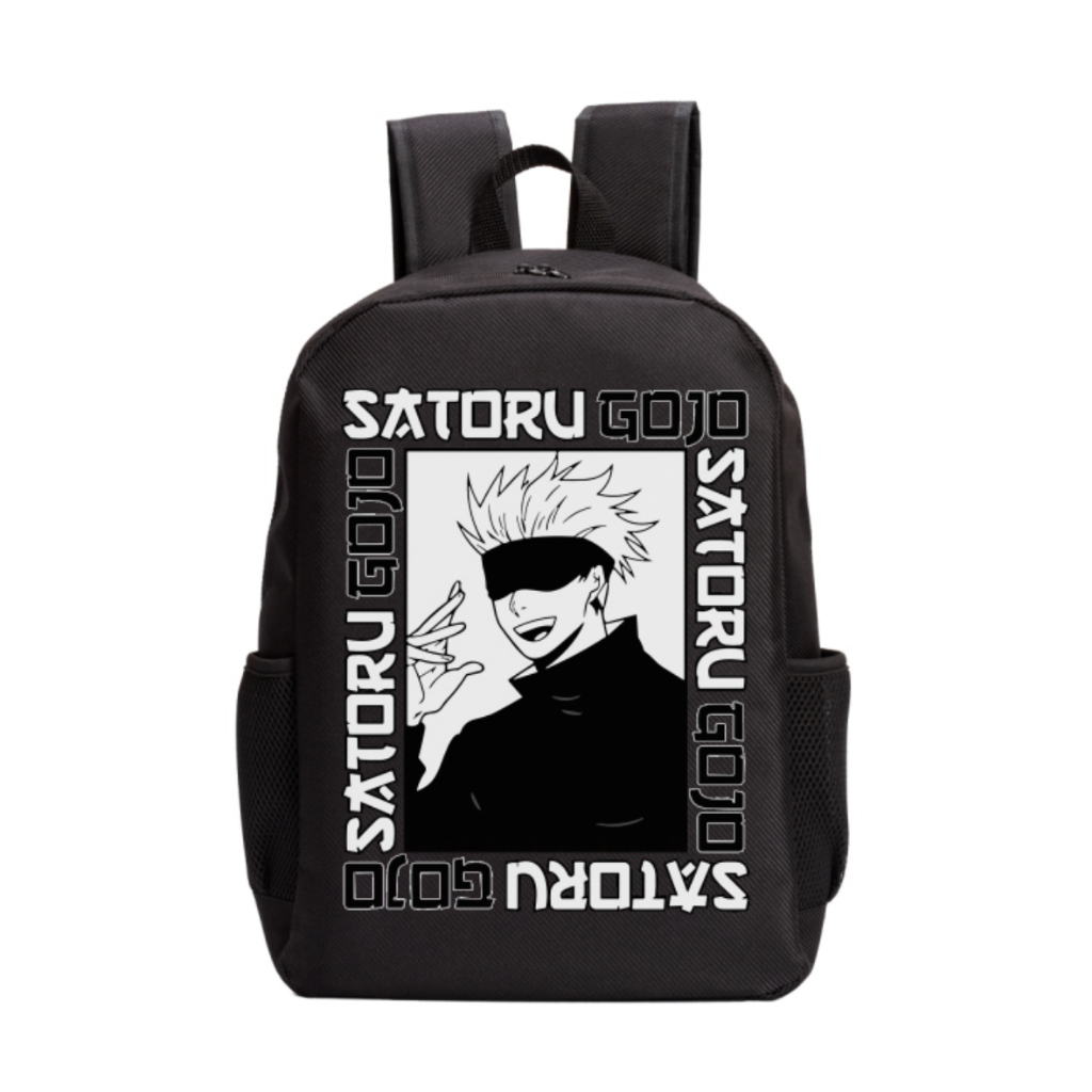 Mochila Masculina Feminina Escolar Trabalho Casual Anime Jujutsu Kaisen "Satoru Gojo" 25 em Oferta na Shopee