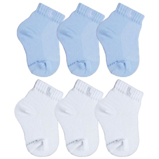 Kit 6 Pares Meias Lupo Kids Cano Médio Infantil Algodão em Oferta na Shopee