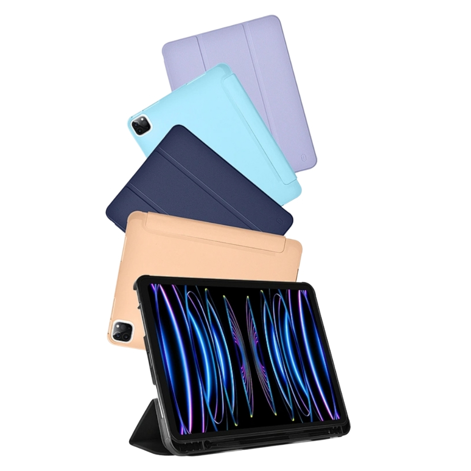 Capa Case Wiwu Classic II Dobrável Anti-Impacto Com Suporte Apple Pencil Para iP