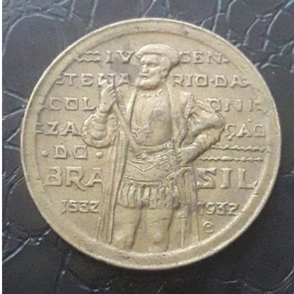 Moeda 1000 Réis 1932 Coletão da Série Vicentina.