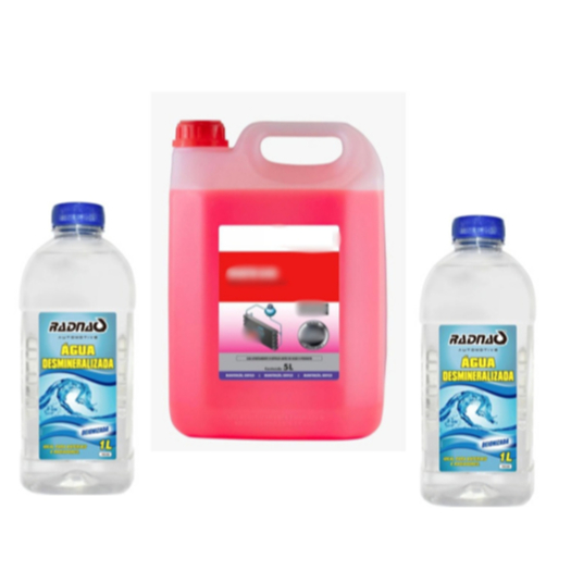 KIT DUAS AGUAS PARA RADIADOR 1L+ADITIVO LARANJA 5L em Oferta na Shopee