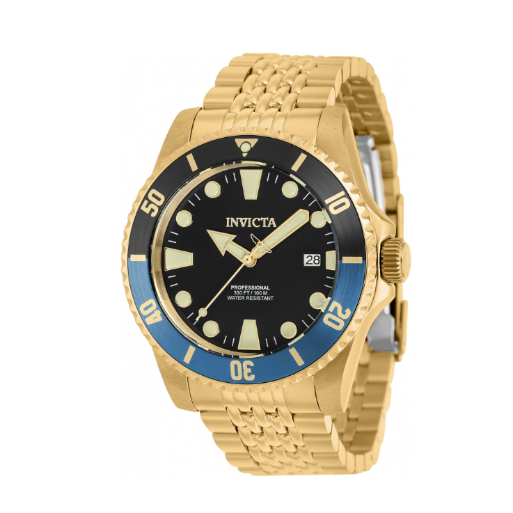 Relogio Masculino Invicta Pro Diver automatico dourado