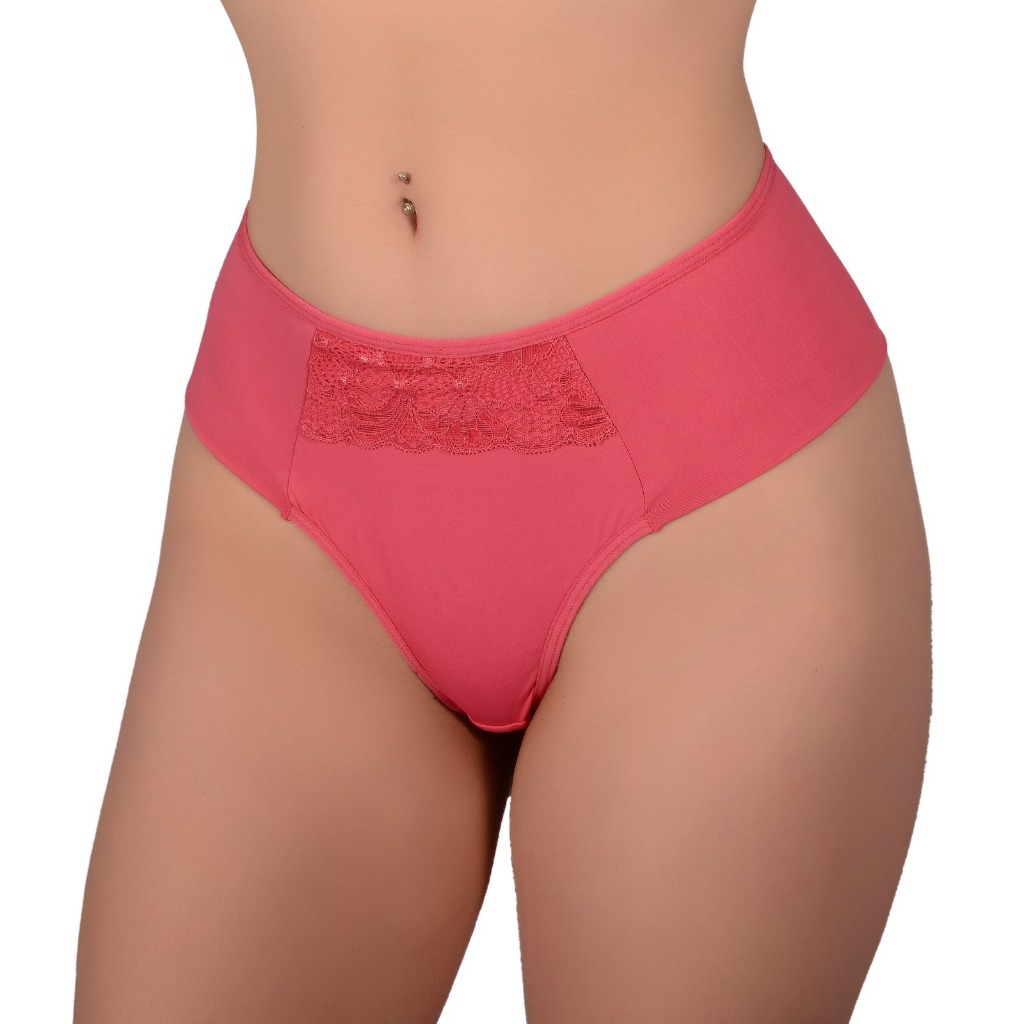 Kit Calcinha Fio Duplo Conforto Lateral Dupla Costa Dupla Alta Durabilidade Forma Grande