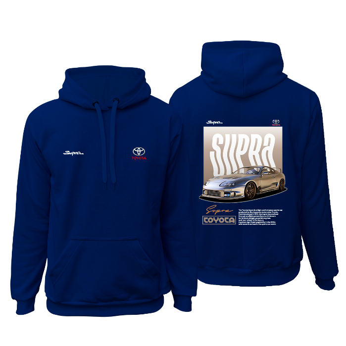 Blusa Moletom Canguru Carro Supra Toyota Carro Esportivo Luxo