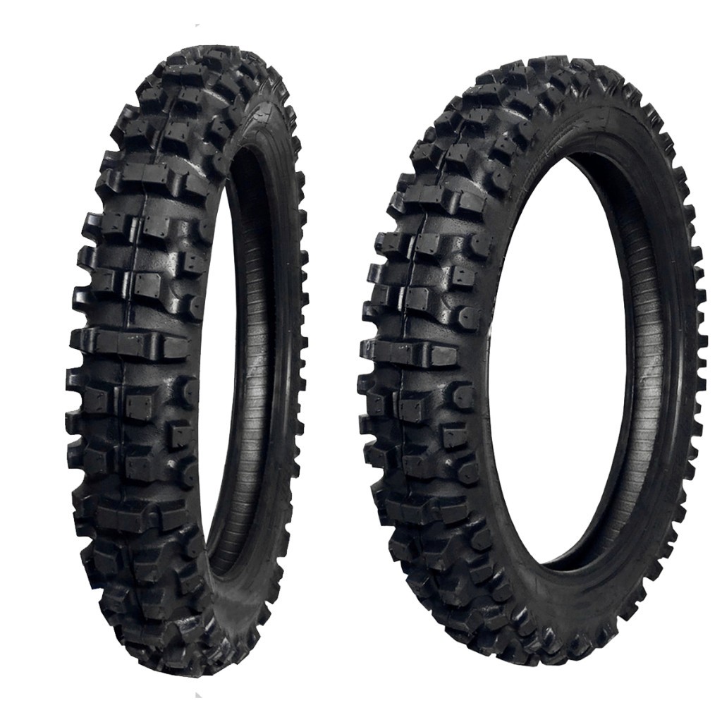Par Pneu Trilha Cross Nxr Bros 125 150 160 90/90-19 460-17