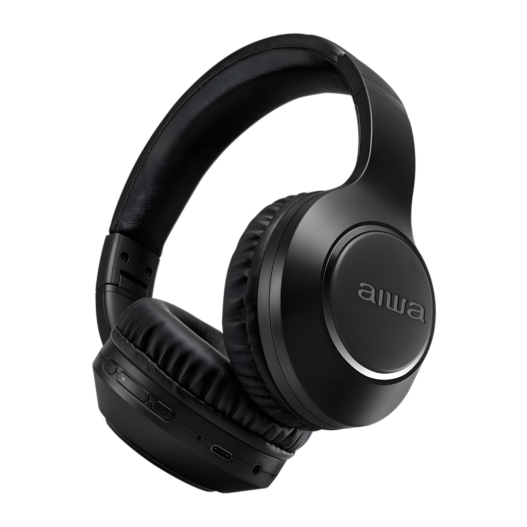 Fone De Ouvido Headphone Aiwa Hp04b Bluetooth Bivolt - Audio
