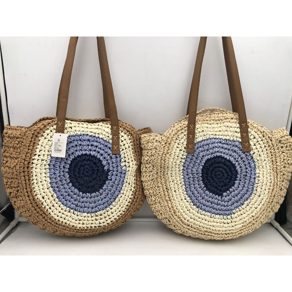 Bolsa de Palha Olho Grego Grande Feminina - Moda Praia em Oferta na Shopee
