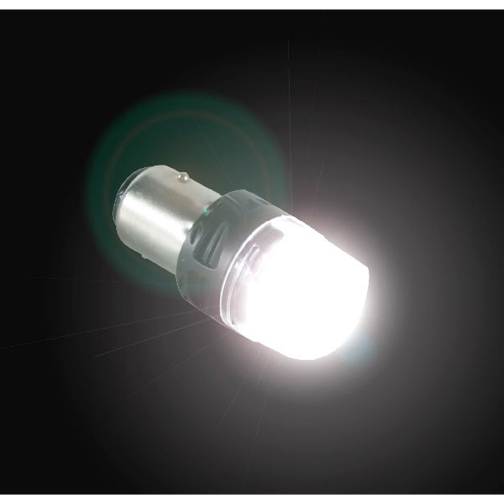 Par De Lâmpadas Led 1157 - 16 Leds 2 Polos 12v Branco · foto 2
