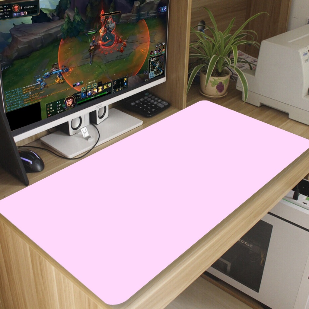 Mouse Pad Gamer Antiderrapante Grande 70x35 80x35 90x40 90x50 cm Jogos Anime Varias Estampas Borda Costurada M291