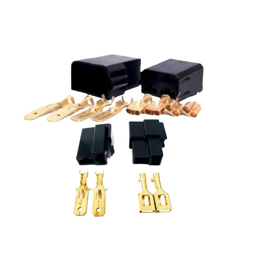 1 Kit Conector 2 Vias E 1 Kit Conector 4 Vias Som Automotivo