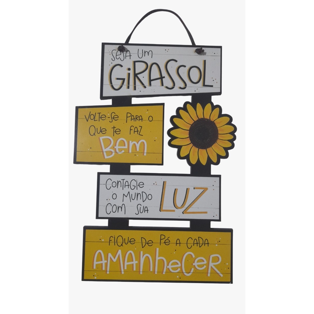 Placa de Parede, Adorno de Parede, Quadro de Parede - Girasol em Oferta na Shopee