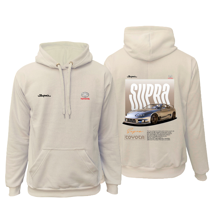 Blusa de Frio Moletom Estampa Supra Toyota Carro Esportivo Luxo