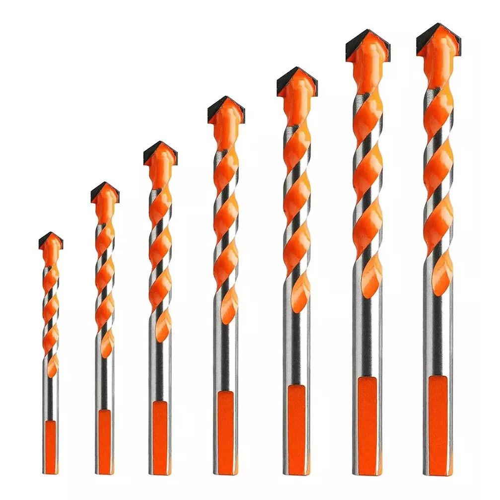 Kit com 7 Brocas de Torção Profissional 3/4/5/6/8/10/12 mm em Oferta na Shopee