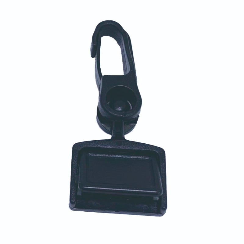 Mosquete Plástico Giratório com argola ou garra 20mm para fita acetinada, crachá - Preto em Oferta na Shopee