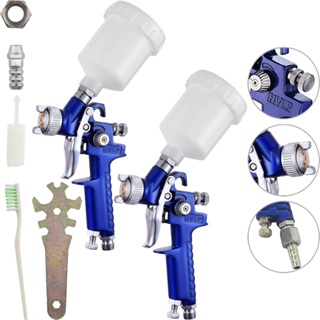 Kit 2 Pistola De Pintura Gravidade Bico 0.8mm Para Retoque em Oferta na Shopee