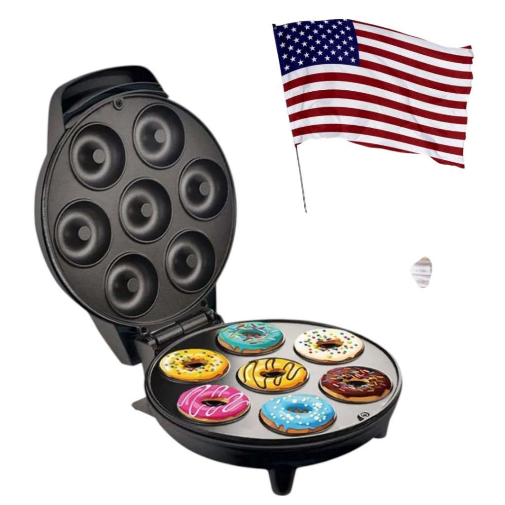 Máquina de Donuts e Rosquinhas - 7 Donuts ao mesmo tempo - 110v