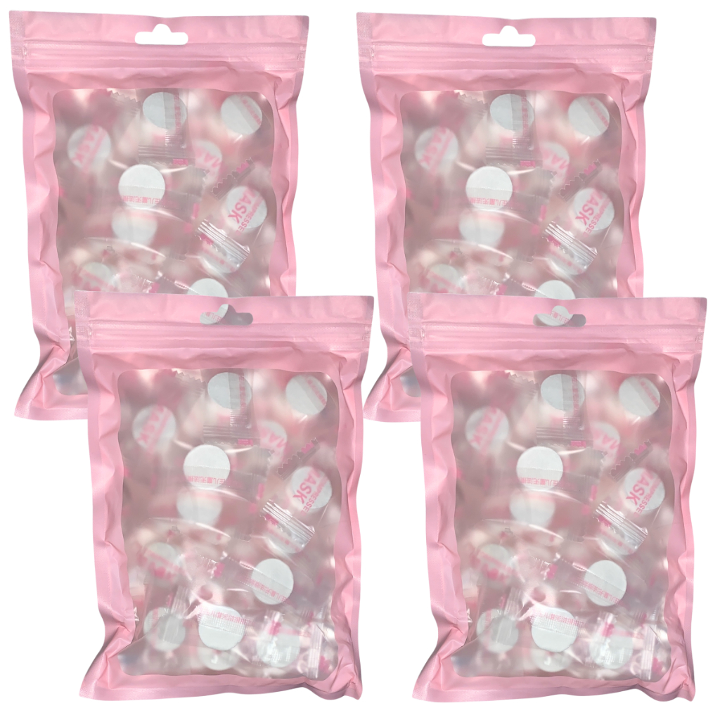 Kit 120 Máscara Desidratada Comprimido Compactada Descartável Kit 120 Máscara Desidratada Comprimido Compactada Descartável