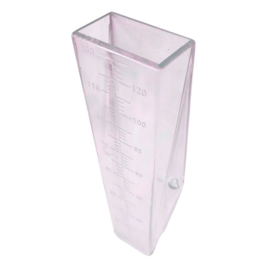 Pluviômetro Cunha Para Calcular a Chuva 130mm Com Manual de Anotações J.Prolab