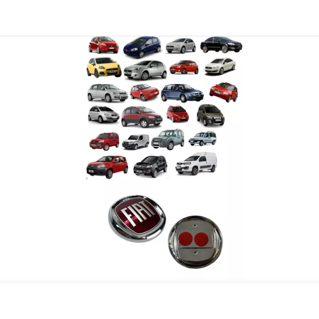 Emblema Grade Punto Linea Stilo Idea Doblo Uno Vivace 9,5cm