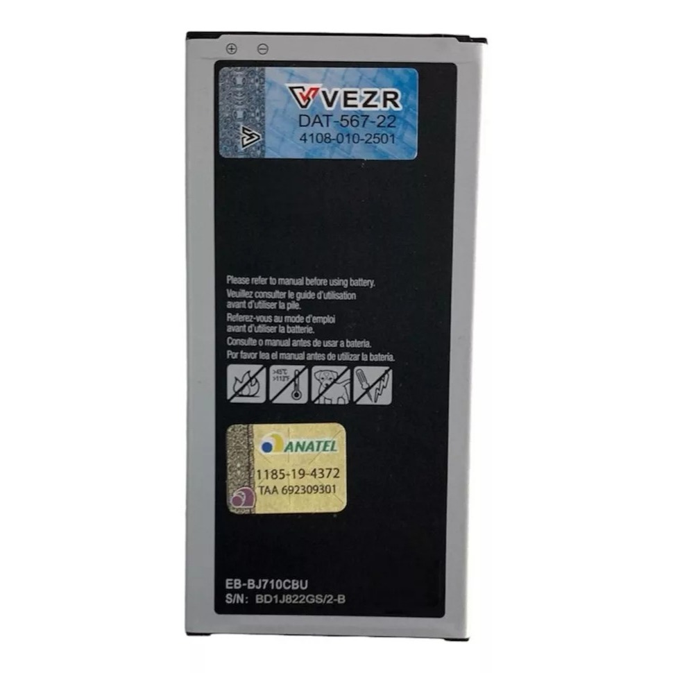 Flex Carga Bateria Modelo Eb-bj710cbu Nova Para J7 Metal 2016 J710 Premium