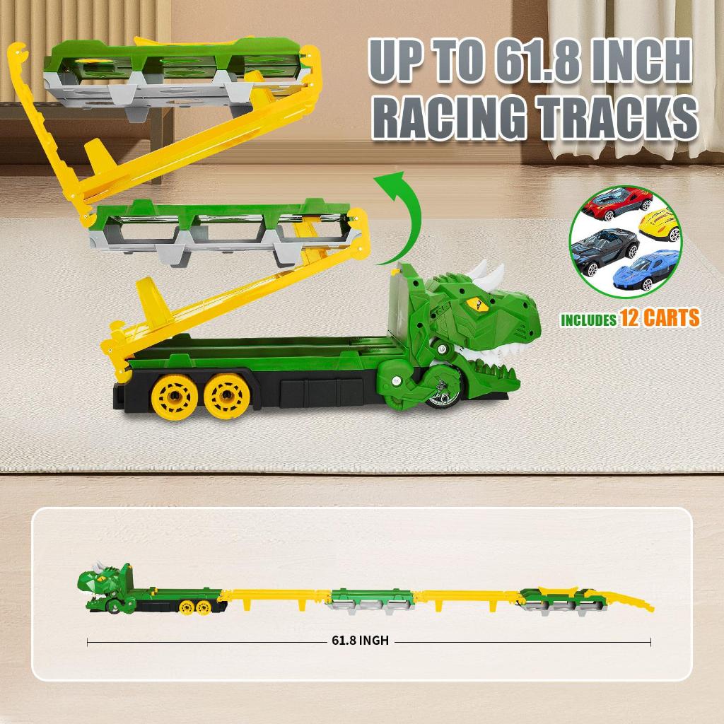 Caminhão De Engolir Dinossauro - A Diversão Está Garantida! 🚗  YM5500