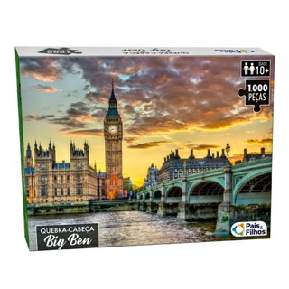 Quebra cabeça Puzzle Londres 1000 Peças Big Ben Original Oferta em Oferta na Shopee